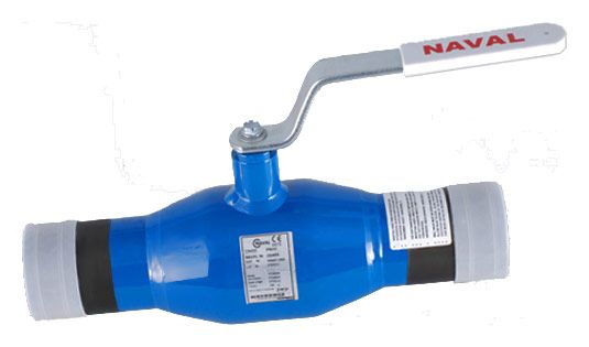 Кран шаровой NAVAL Ду150 Ру40 приварной, вода