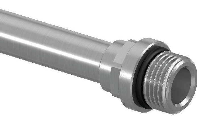 Трубка-адаптер 15 CU-G1/2"MT L=350 хром UPONOR
