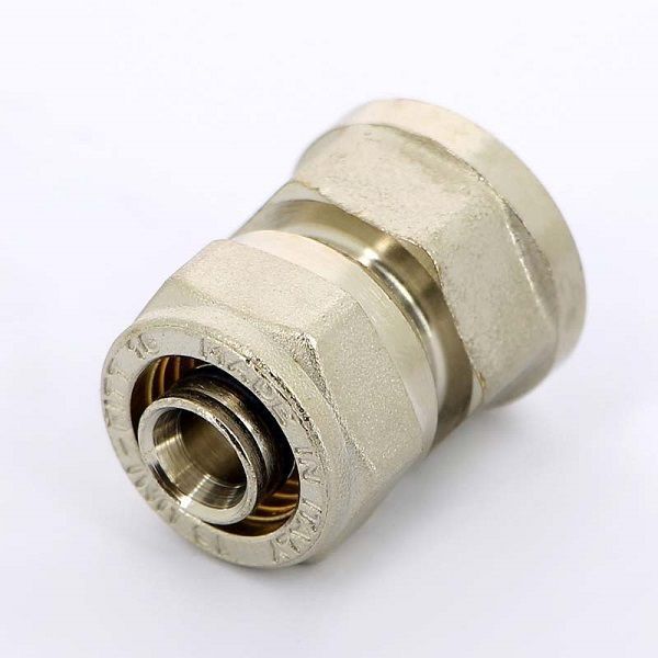 Муфта ВР 20х1/2" никелир. (обжим) Uni-Fitt