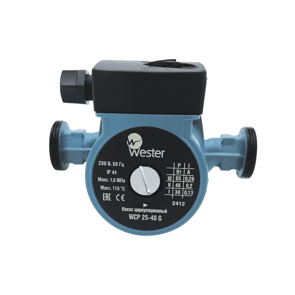 Насос циркуляционный WCP 25-40G (с гайками) Wester