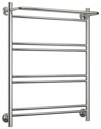 Полотенцесушитель "Версия - Н1" 800х600 (полка+1+2+2+2 перекладин) нержавеющая сталь, полировка, Стилье