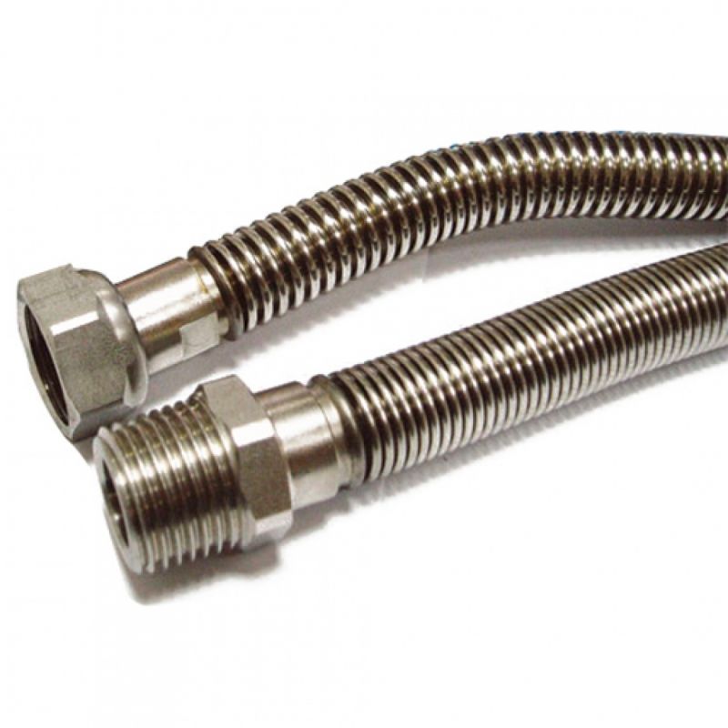 Подводка гибкая, газ, сильфонного типа 1/2" в-н, 120 см (AYVAZ)