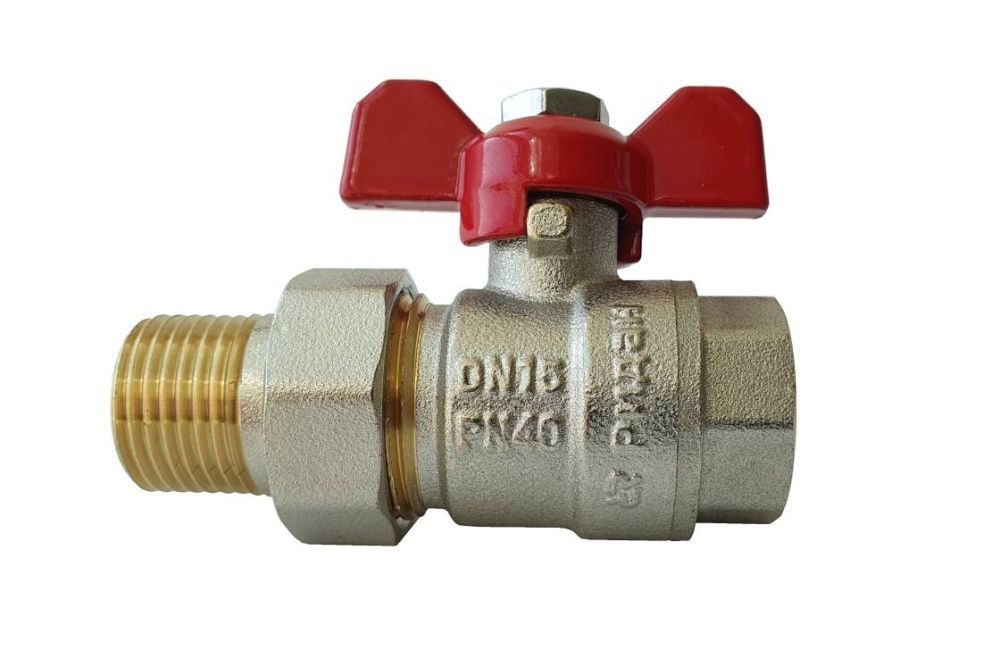 Кран шаровой BVR-FR РИДАН ГОСТ Р 59553 "американка" DN20; PN40