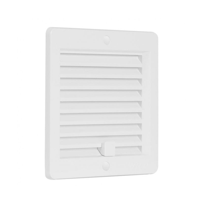 Решетка вент. VM 150х150 UB с монтажной рамой и жалюзи, белая, пласт.  HACO Решетка вент. VM 150х150 UB с монтажной рамой и жалюзи, белая, пласт.  HACO