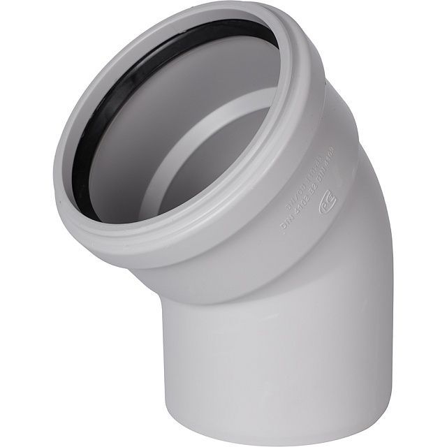 Отвод для бесшум. канализации DN110х45°, Stout