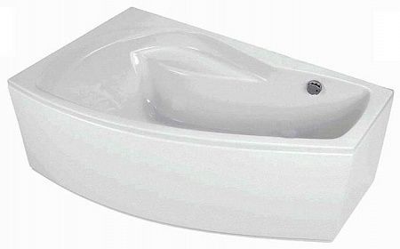 Ванна МАЙОРКА ассиметричная XL 160*95, Белая, Лев. Santek