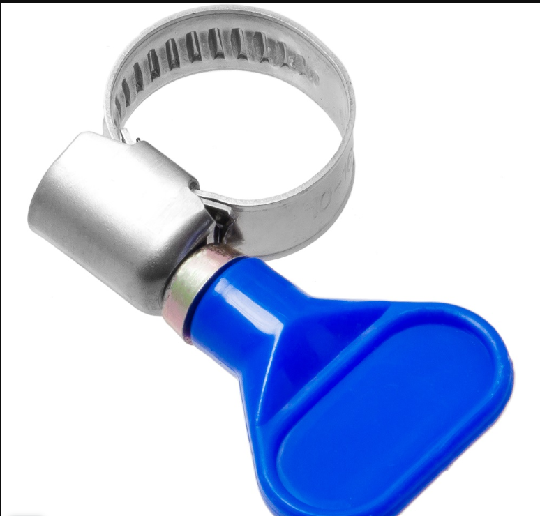 Хомут обжимной с бабочкой н/ж, 10-16 мм (2 шт) MasterProf