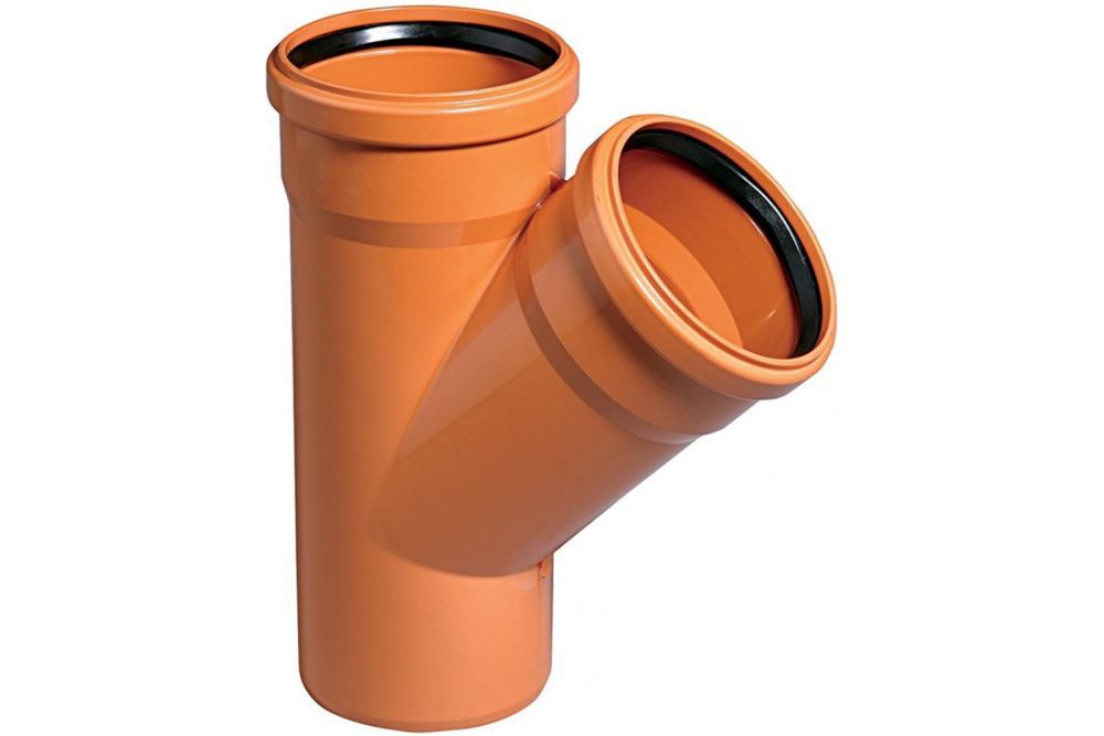 Тройник KGEA 200/110*45 гр. наружный