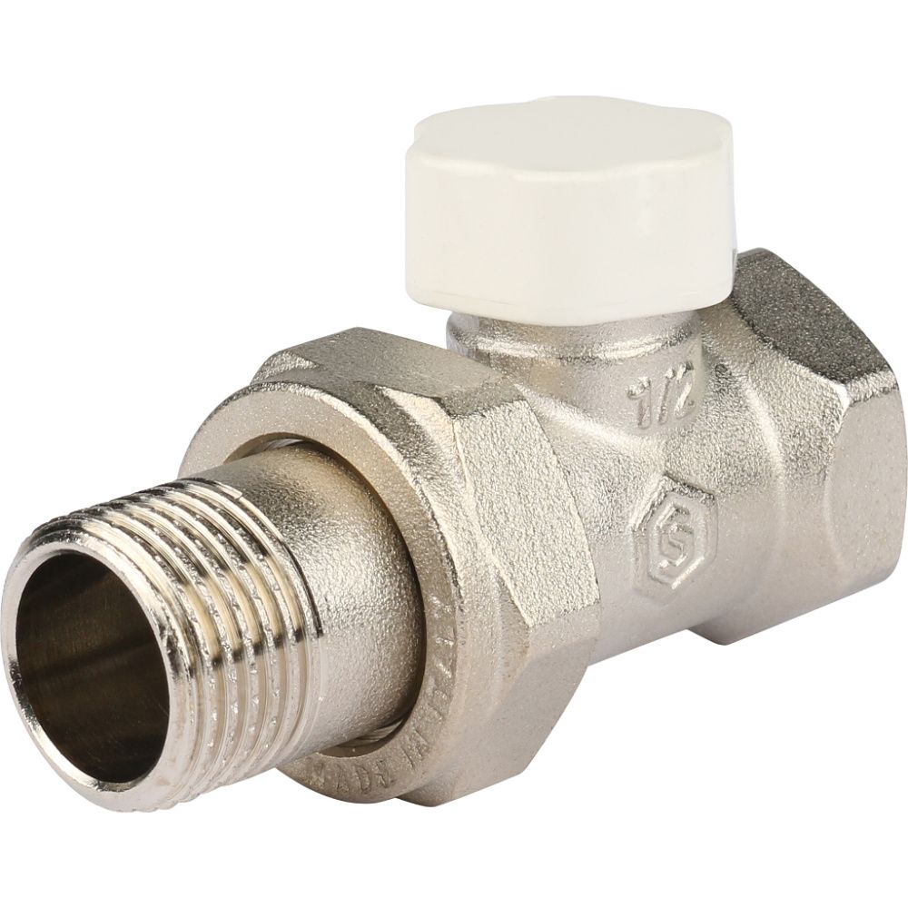 Клапан запорно-балансировочный, прямой 1/2 STOUT