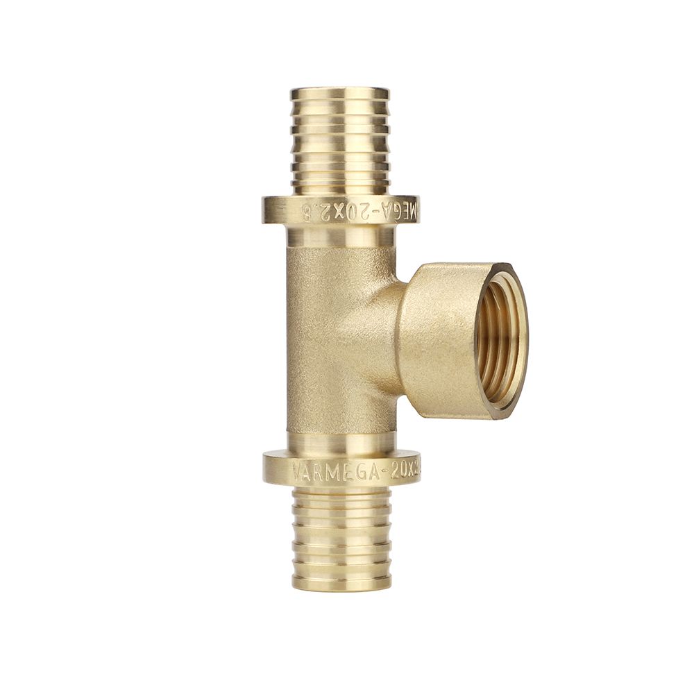 Тройник переходной ВН 16-1/2-16 латунь Varmega