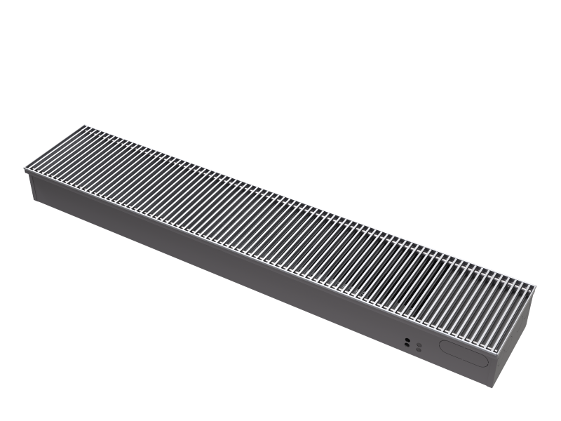 Конвектор БРИЗ 200x80x1800 1то Конц прав (5 Nova 12 втулки черные)