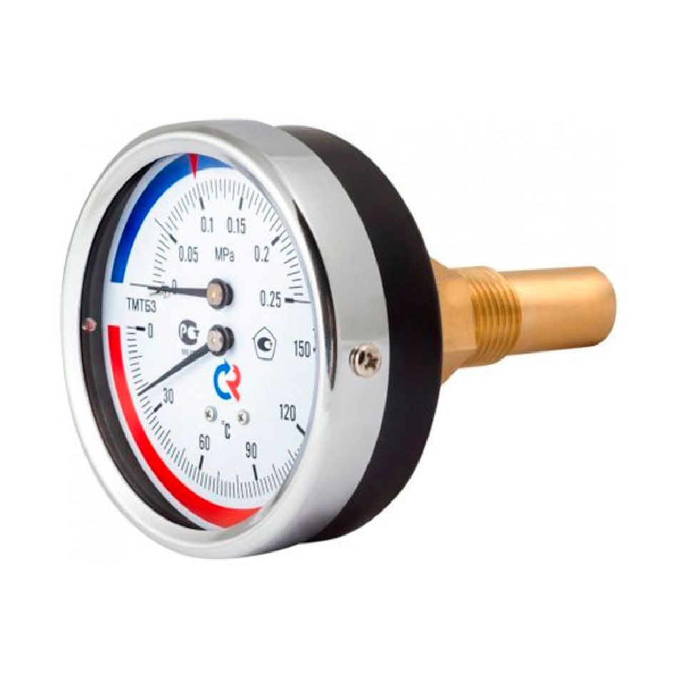 Термоманометр ТМТБ-31Т.3 (0..+120С)(0-0,6 МПа) G1/2