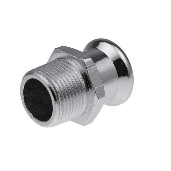 Соединитель 35*R1 НР C1405 press KAN-Therm Steel