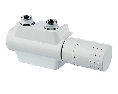 Комплект Design (белый) для нижнего подключения радиаторов Simplex