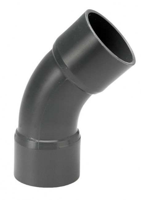 Угольник удлинённый 45* (110)-PVC-U