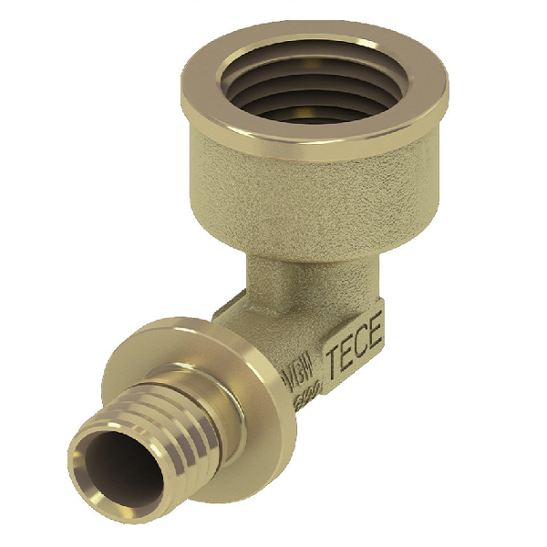 Уголок с ВР  25 х 3/4" латунь TECE