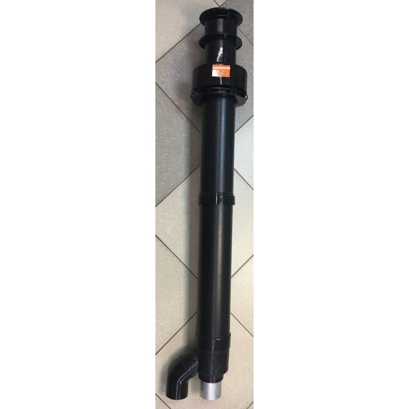 Проход параллельный через кровлю 80/80 черный