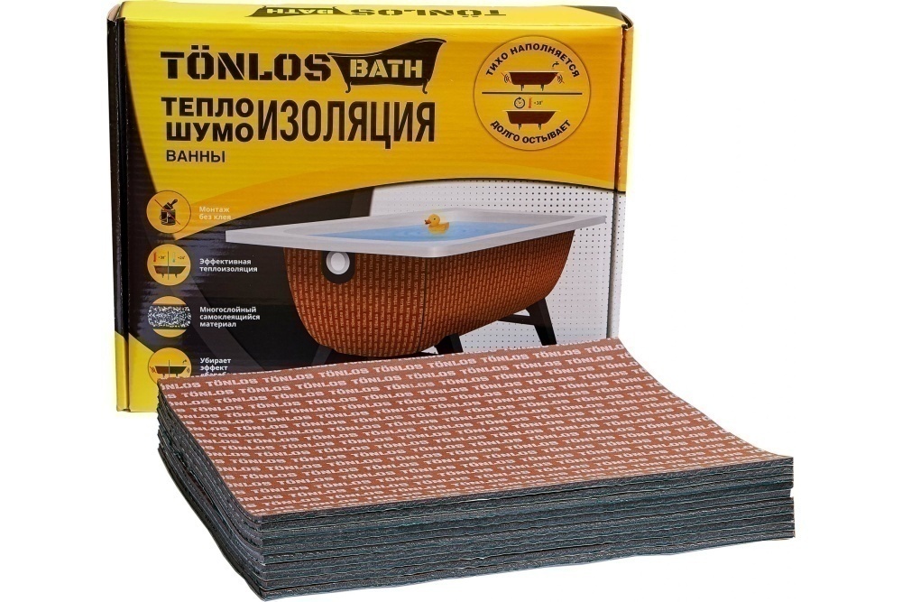 Теплошумоизоляция ванны TONLOS BATH