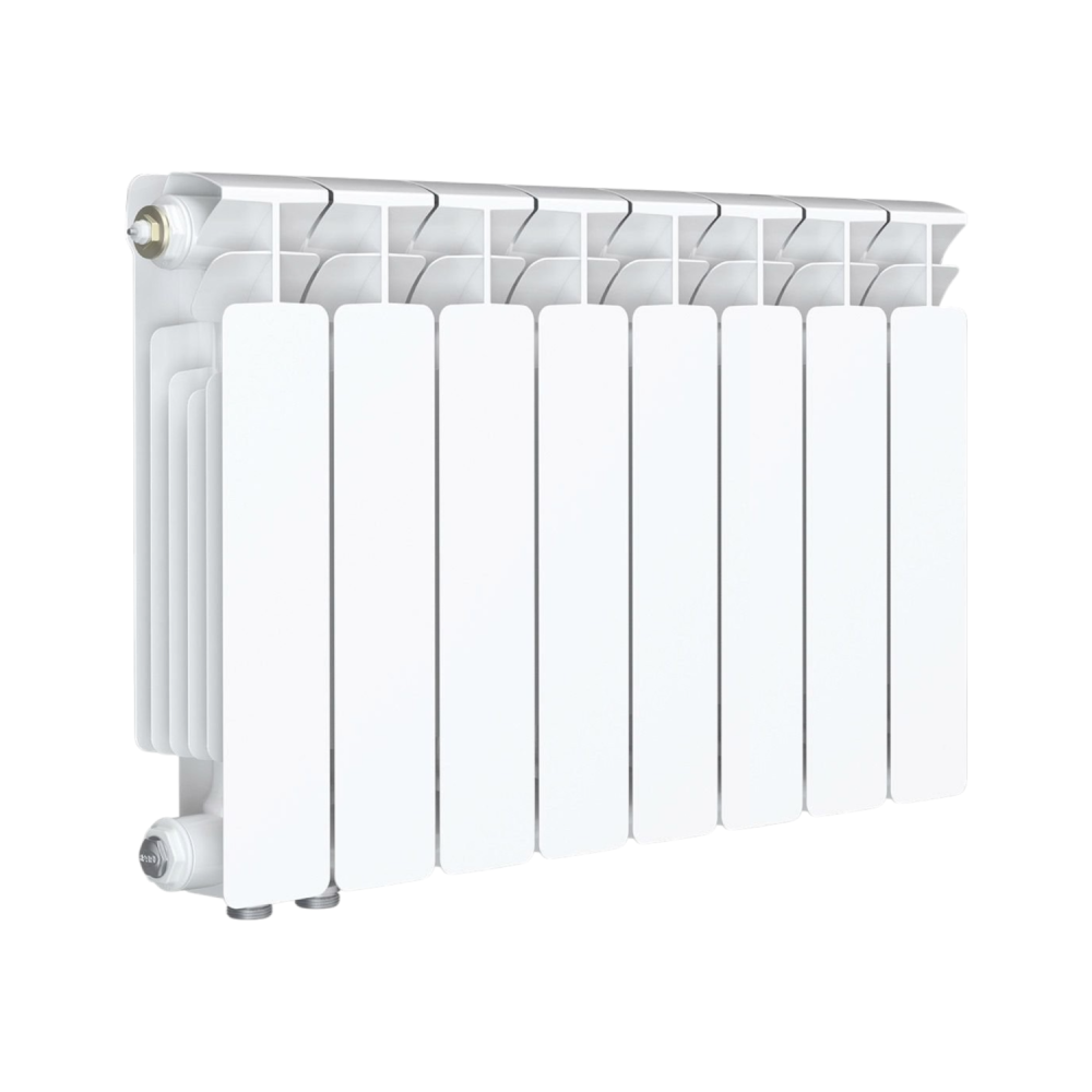 Радиатор биметаллический Monolit Ventil 500/100  8 секции (MVL) нижнее слева Rifar