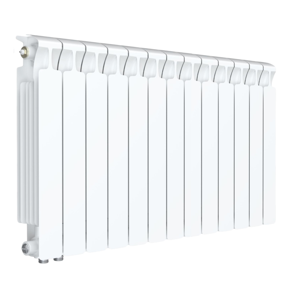 Радиатор биметаллический Monolit Ventil 350/100 13 секций (MVL) нижнее слева Rifar