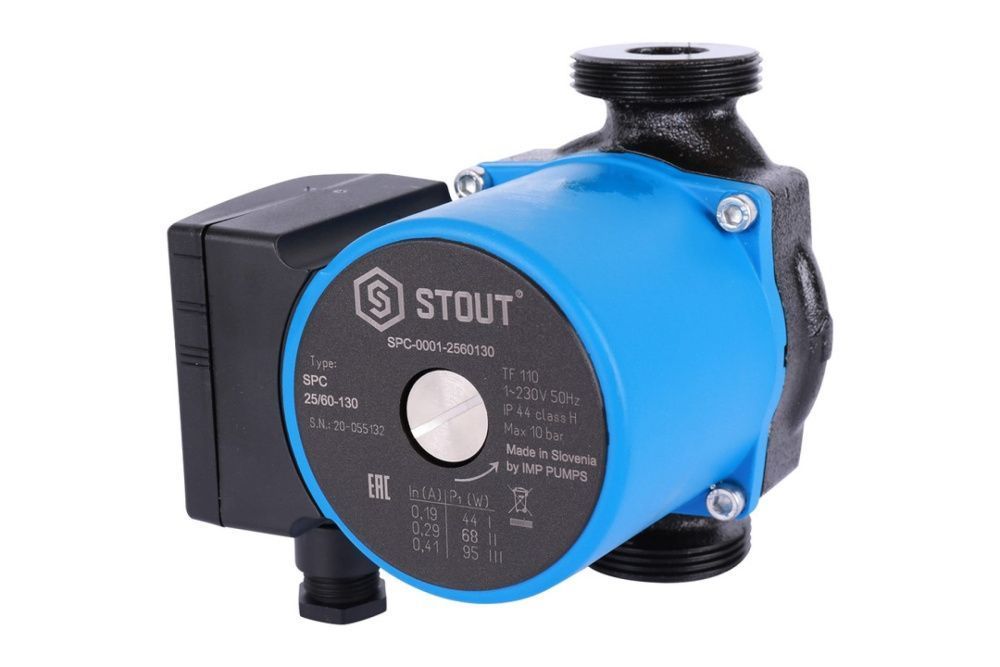 Насос циркуляционный STOUT 25/60-130
