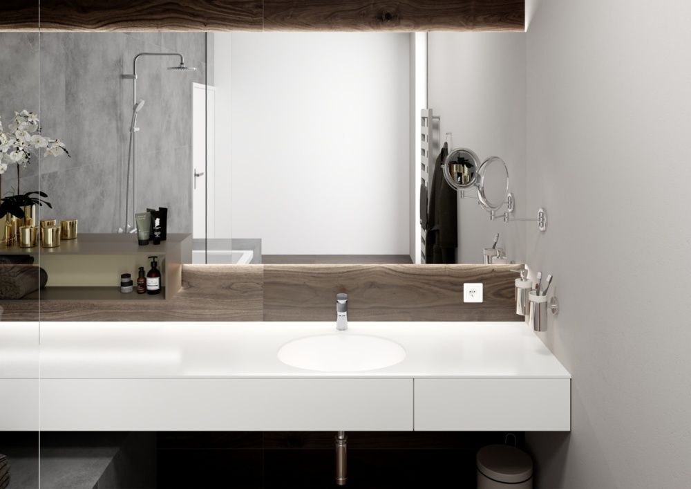 Смеситель для раковины Vernis Blend 100,хром, HANSGROHE