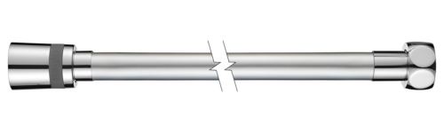 Шланг душевой 1.5м (PVC) ПВХ усиленный, серебристый, RAGLO 