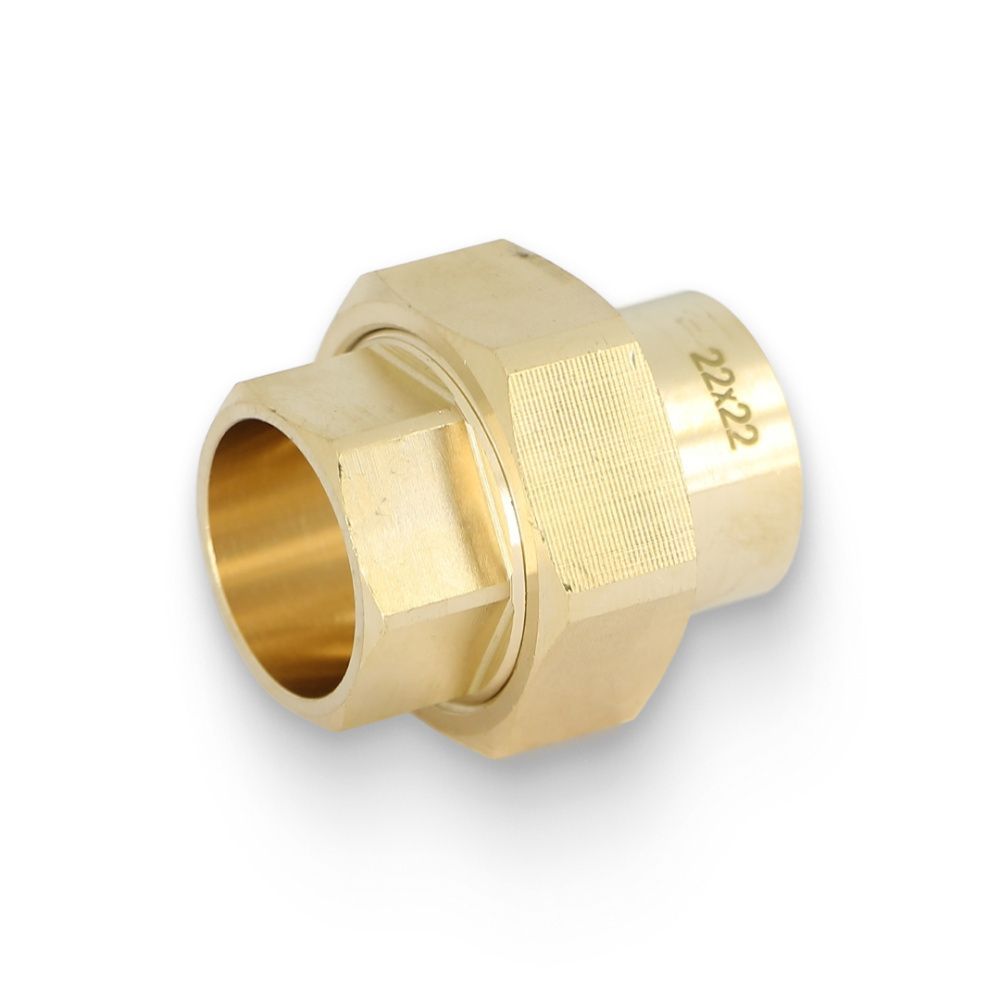 Сгон (американка) пайка-пайка 22 х 22 с плоской прокладкой Jintian