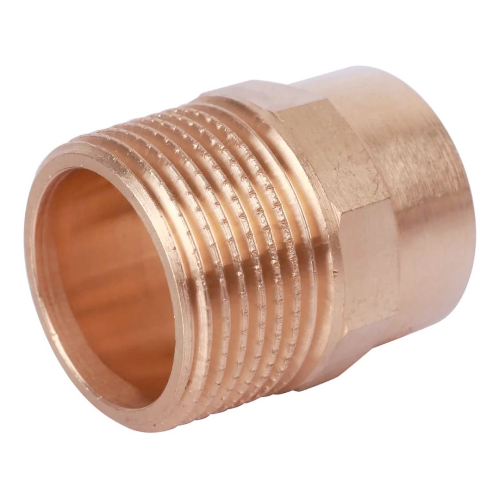 Муфта переходная НР-пайка 28х3/4" медная Hailiang