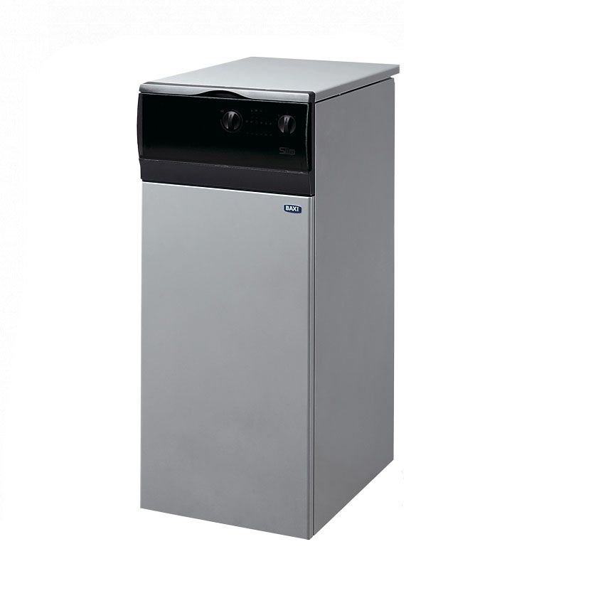 Котел газовый напольный BAXI SLIM 1.230 Fi 22,1 кВт насос, р. бак, дымоход DN(60-100)/80