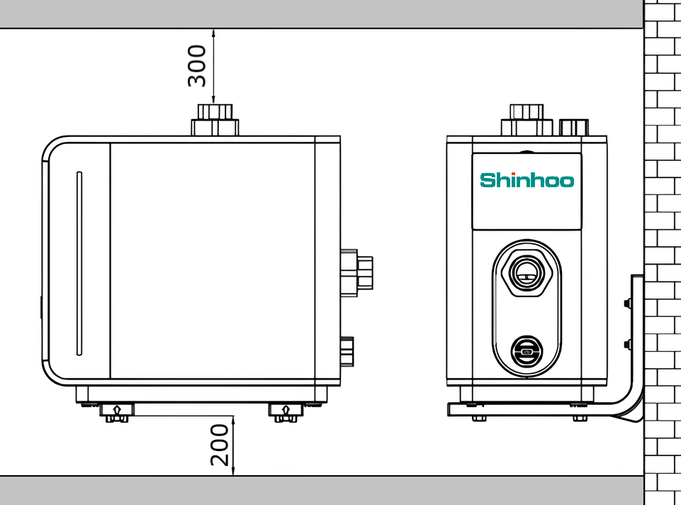 Комплект настенного монтажа AQUAMASTER Shinhoo