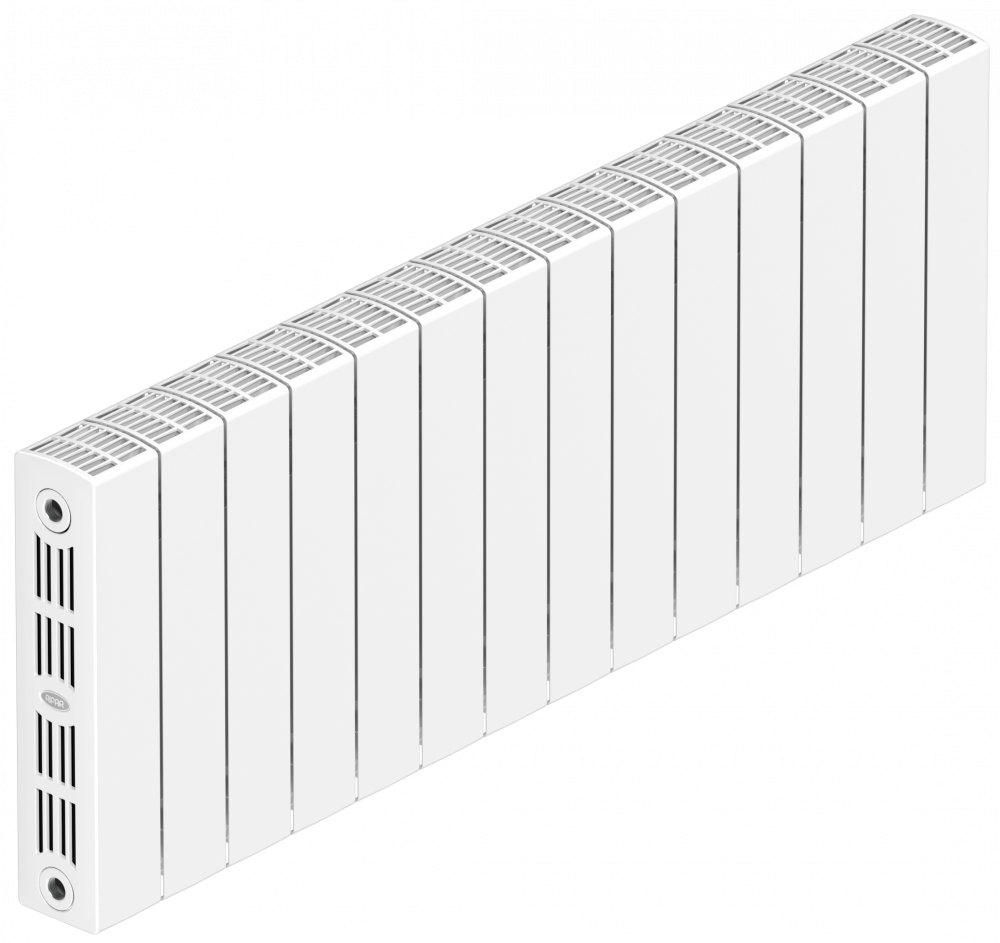 УЦЕНКА! Радиатор биметаллический SUPReMO 500/90 14 секций боковое подкл. Rifar (1)