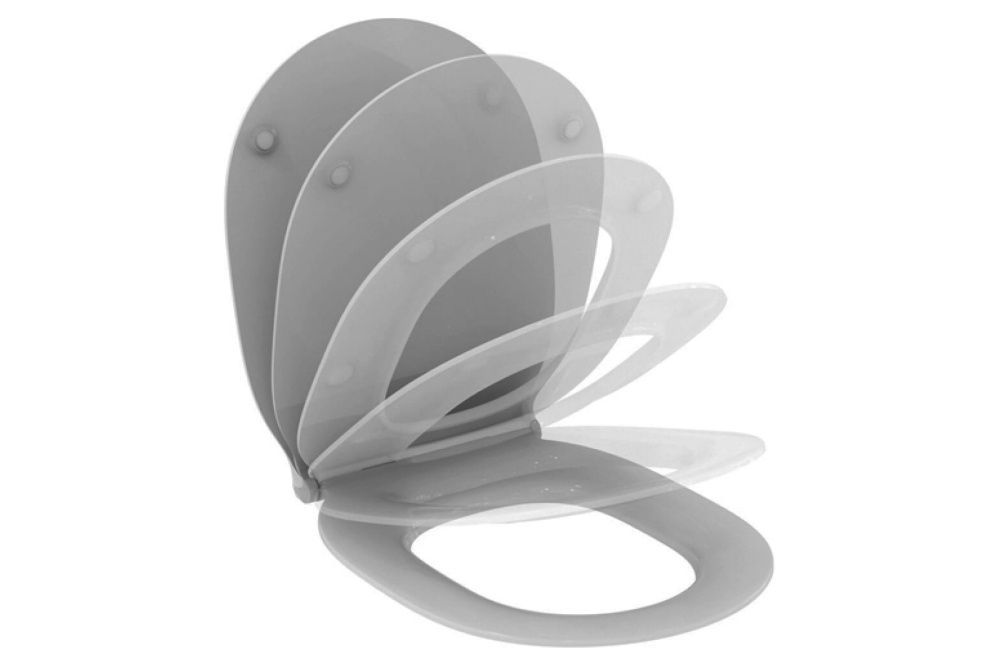 Сиденье с крышкой CONNECT AIR, тонкое (Soft Close), IDEAL STANDARD