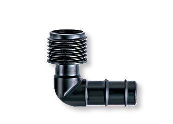 Уголок с одним выходом  1/2 (2шт), BL