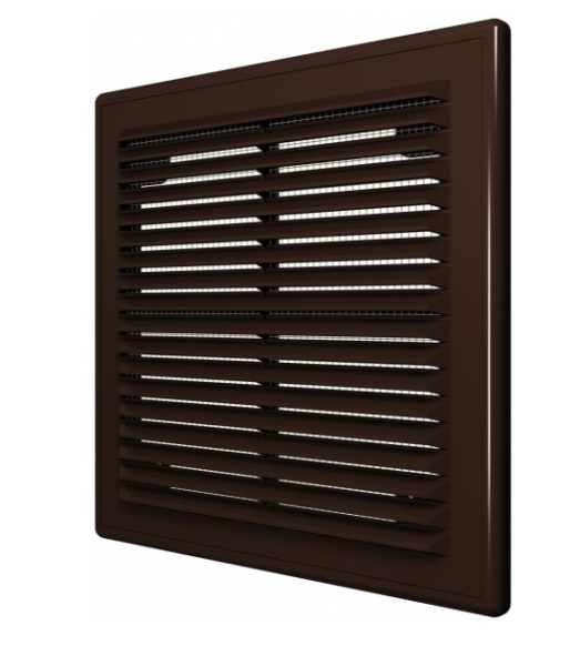 Решетка вентиляционная вытяжная АБС 150х150, кор.
