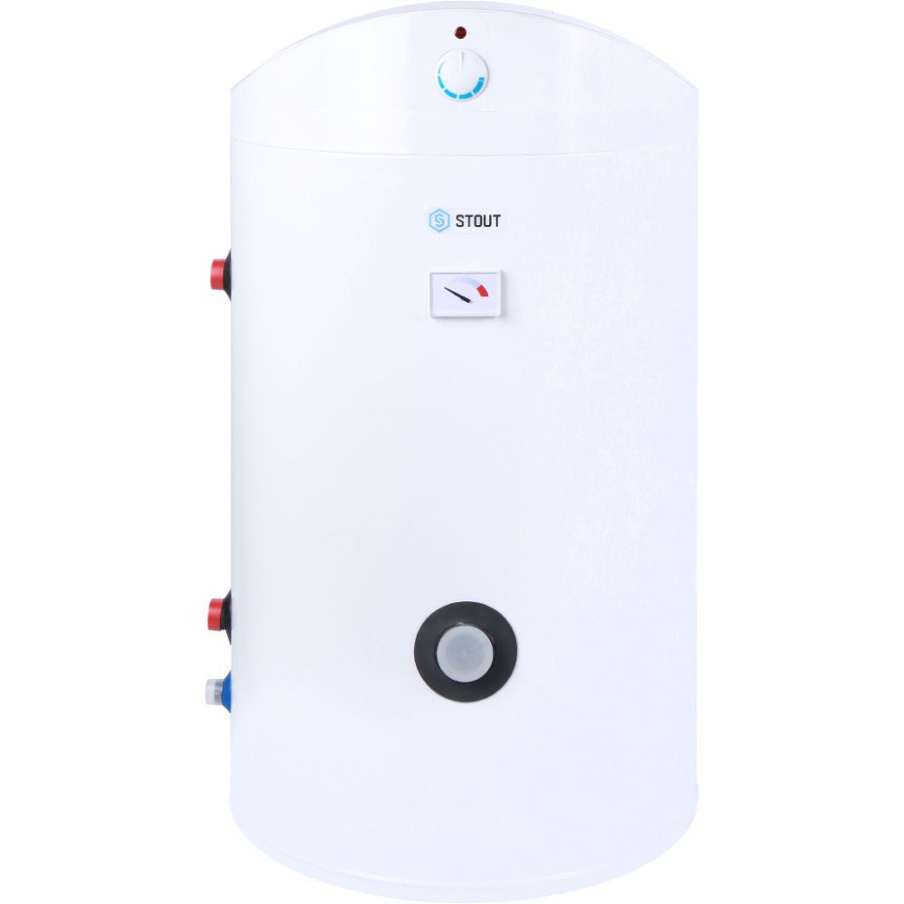 Бойлер косвенного нагрева напольный 200 л. эмаль (гар. 5 лет на бак, 2 года) STOUT