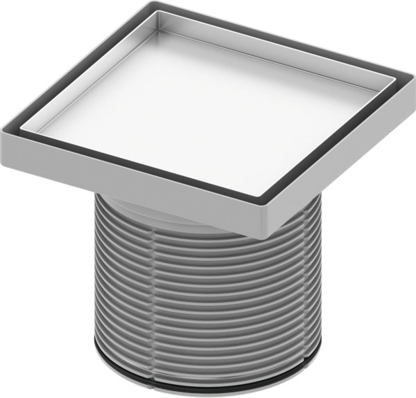 Основа для плитки 150x150 plate, в стальной рамке, с монтаж. эл-том TECE