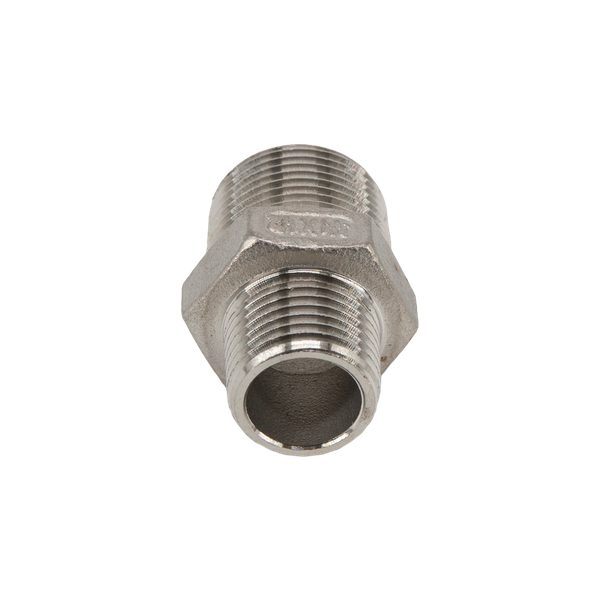 Ниппель переходной НН 1"х1/2" PN16  нерж. сталь AISI304