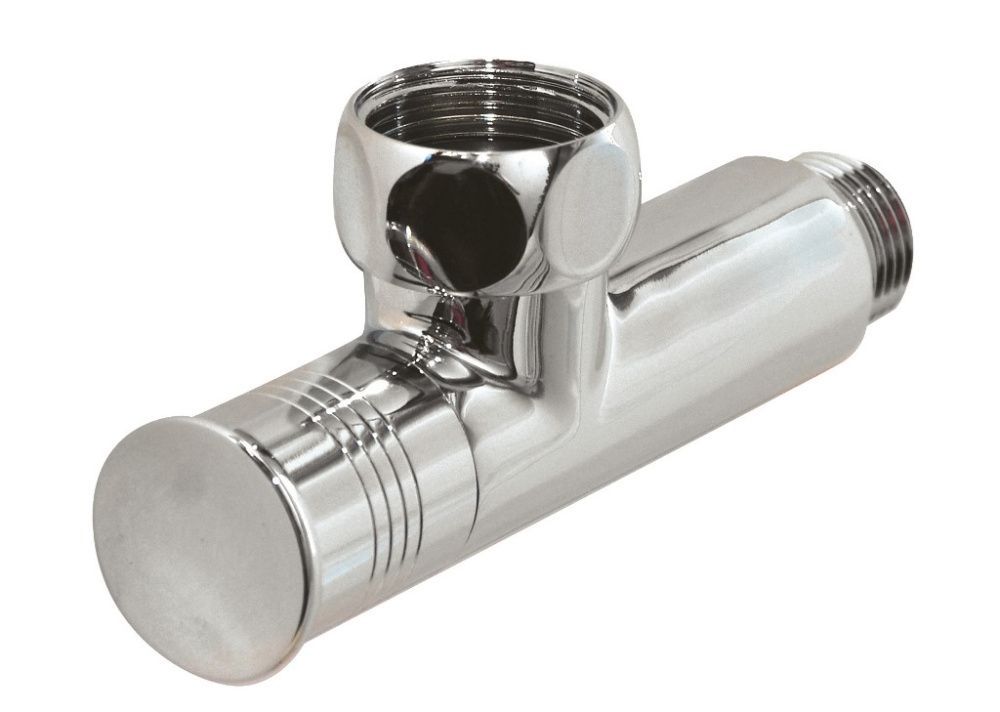 Кран угловой, колпачок 1"х3/4" г/ш SMART/Компл ПАРА