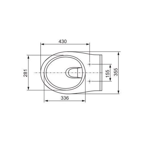 Комплект унитаза подвесного с крышкой TECE V04 (9700004+9700602)