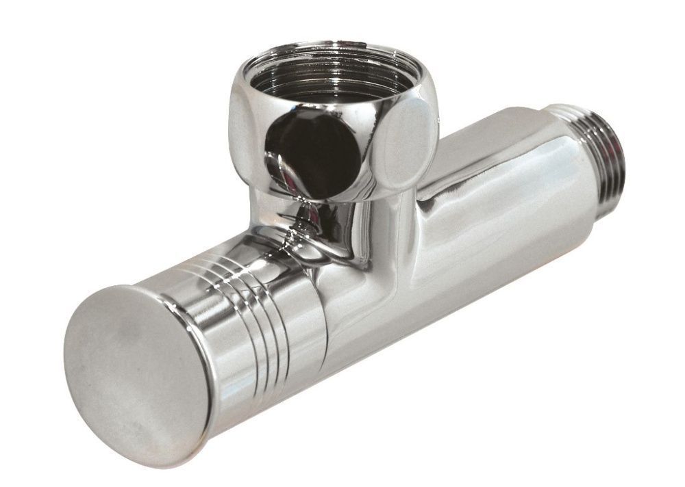 Кран угловой, колпачок 1"х3/4" г/ш SMART