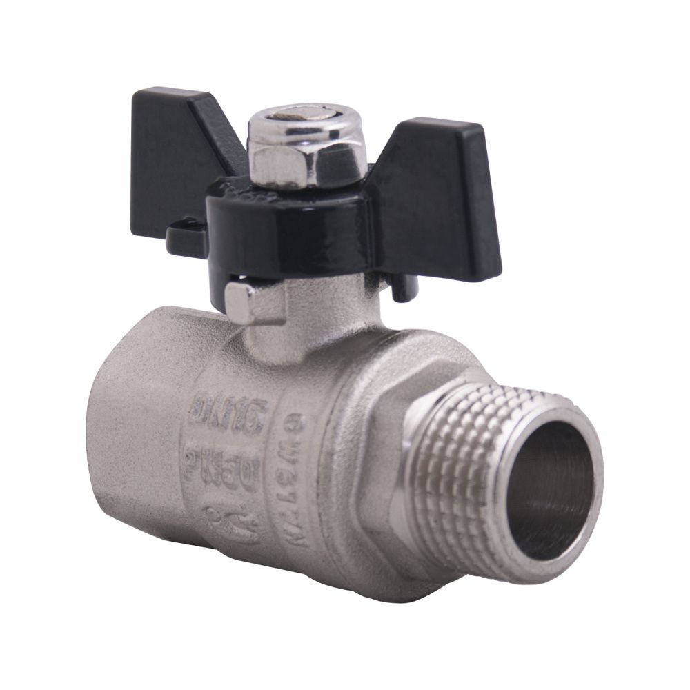 Кран шаровой НВ 3/4" (бабочка) Gappo