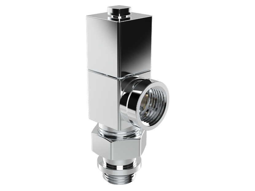 Вентиль ручной регулировки осевой 1/2" ручка КУБ Royal Thermo