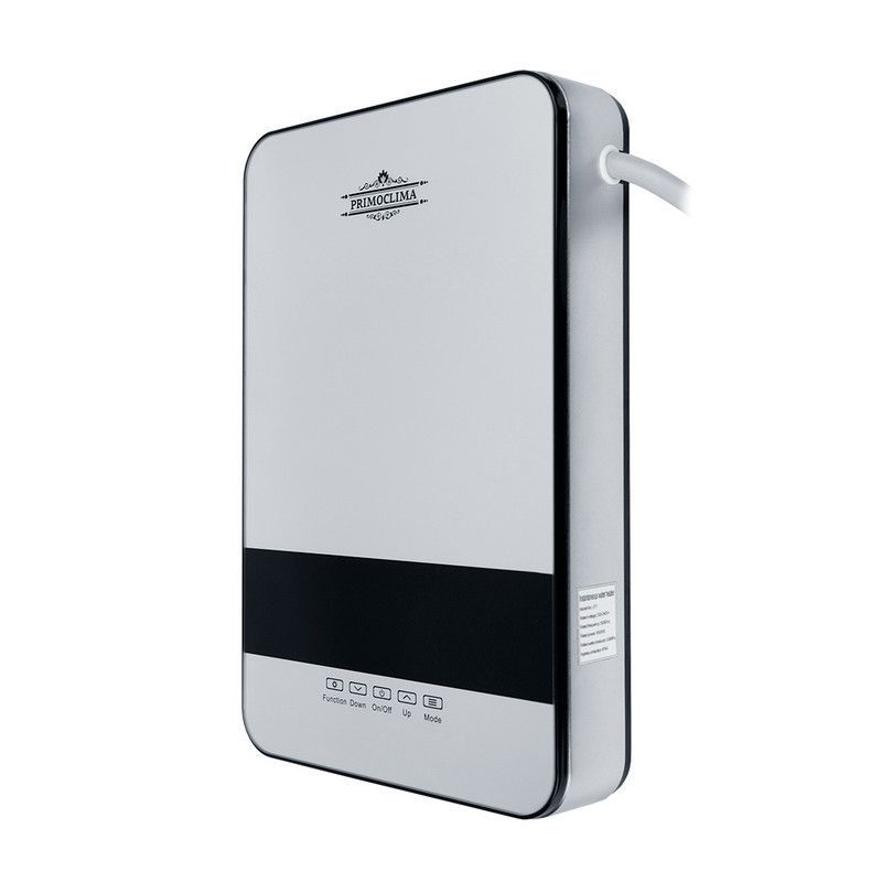 Водонагреватель проточный AQUA 8,5 кВт, 220 В, серебристый PRIMOCLIMA 