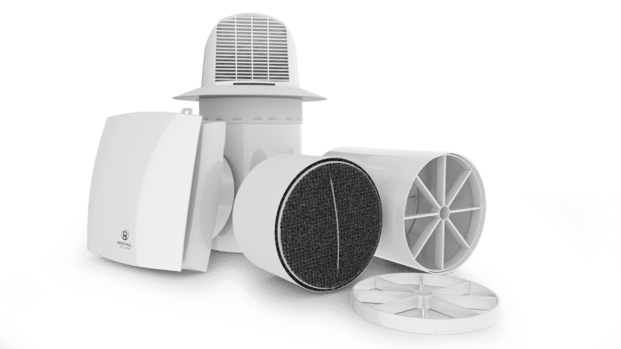 Энергоэффективная приточно-вытяжная вентиляционная установка RCF-70 Lux Fiato Энергоэффективная приточно-вытяжная вентиляционная установка RCF-70 Lux Fiato