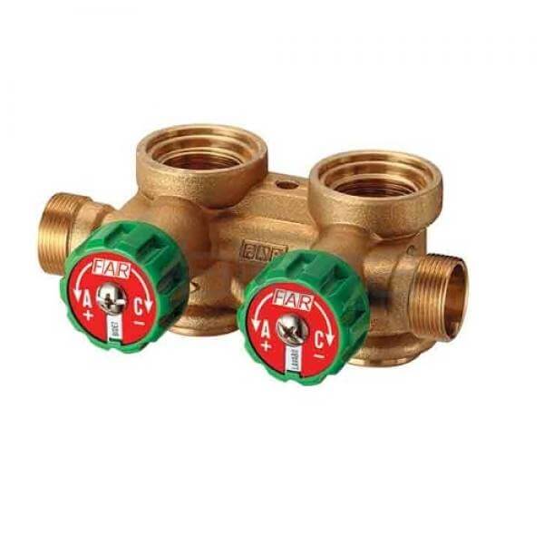 Коллектор регулирующий параллельный  3/4 левый (горячий) FAR