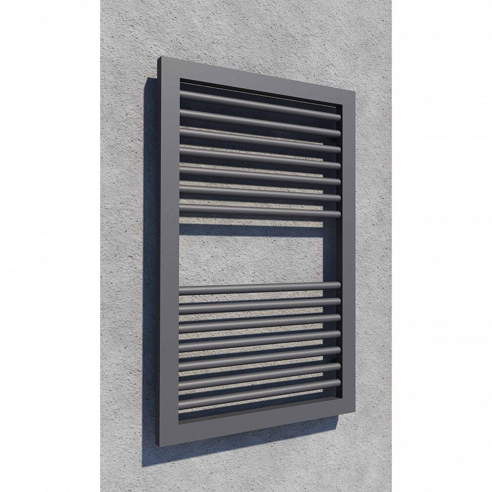 Полотенцесушитель водяной Asti антрацит прямой 823х500, Lazzarini