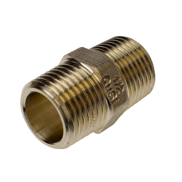 Ниппель НР 1" мод. 3280 (бронза) SANHA PURAFIT