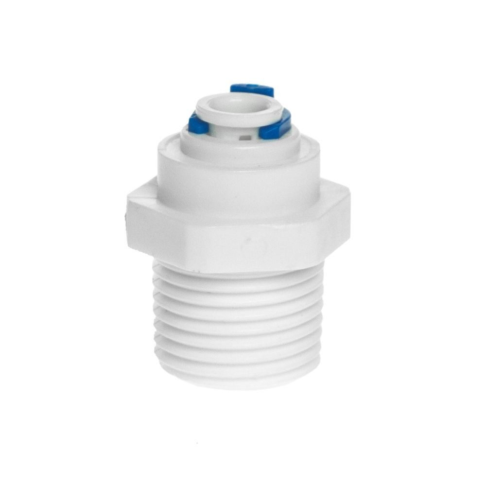 Фитинг прямой 1/4-1/2 (трубка -резьба) QT-22A Naturewater