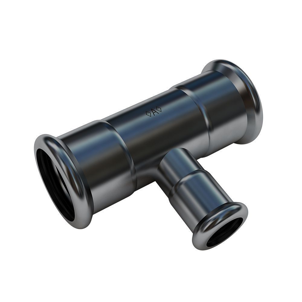 Тройник press 28х18х28 нерж. IBP